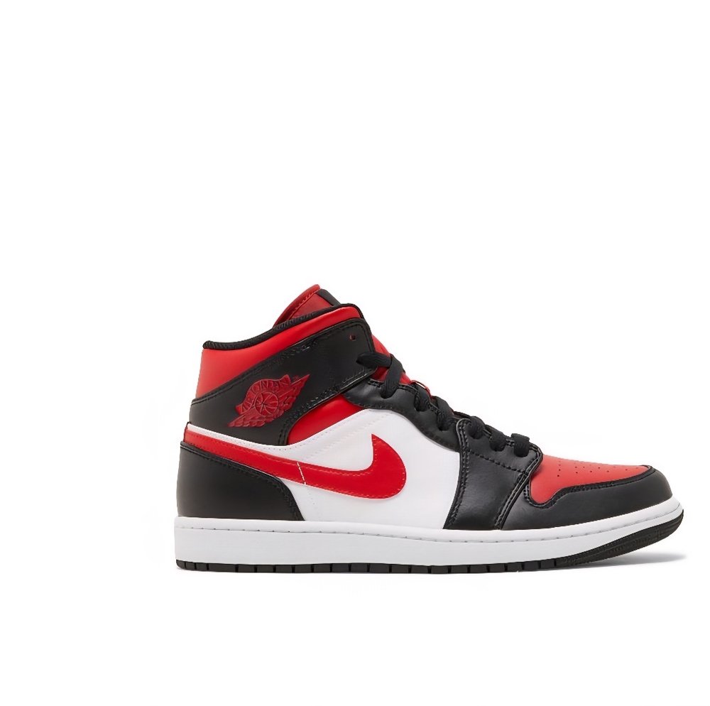 Air Jordan 1 Mid Bred Toe Brand New